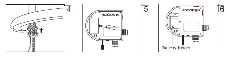 Sensor tap installation picture